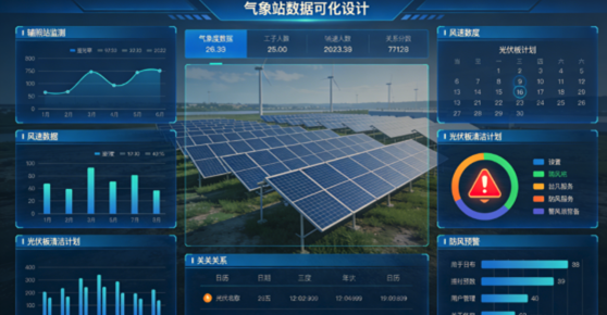 气象站可视化页面 气象站可视化页面