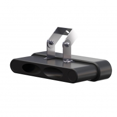 person using crane to move industrial gear box in engineering factory