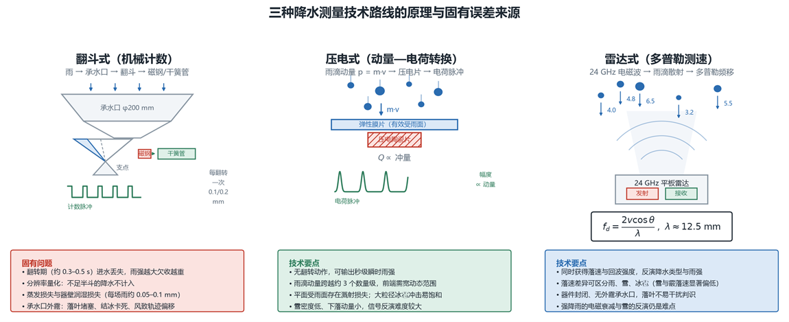 降水测量原理与误差